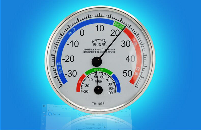Đồng hồ tích hợp đo độ ẩm và nhiệt độ cho vườn lan