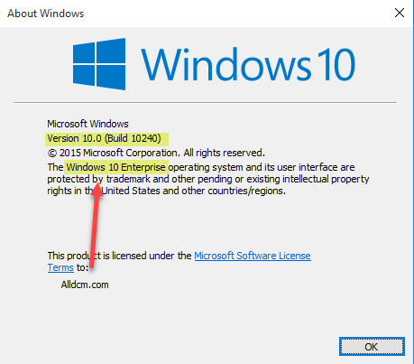 Windows 10 Enterprise Version 1507 (Os Build 10240) – Alldcm.Com