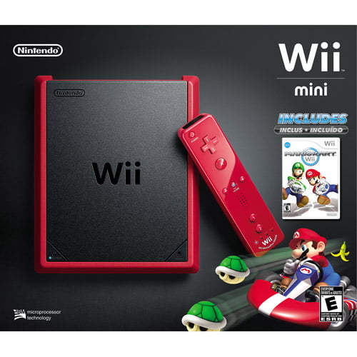 Nintendo Wii Mini - Game Console - Red - Mario Kart Wii - Walmart.Com