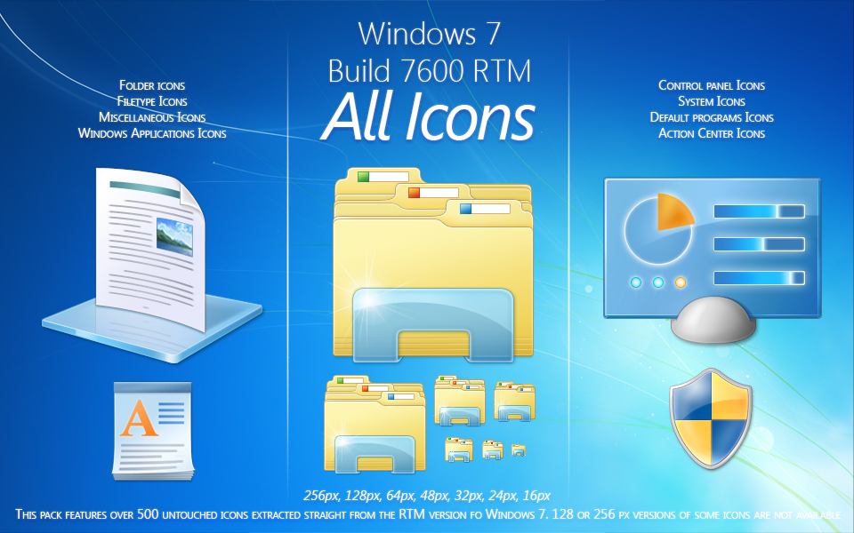 Windows 7 Rtm Build 7600 Icons By Salmanarif On Deviantart