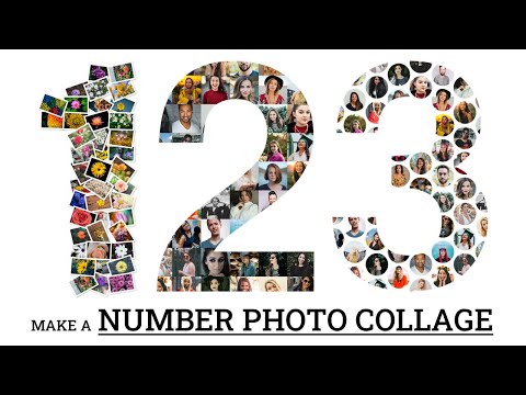 How to Make a Number Photo Collage | FigrCollage